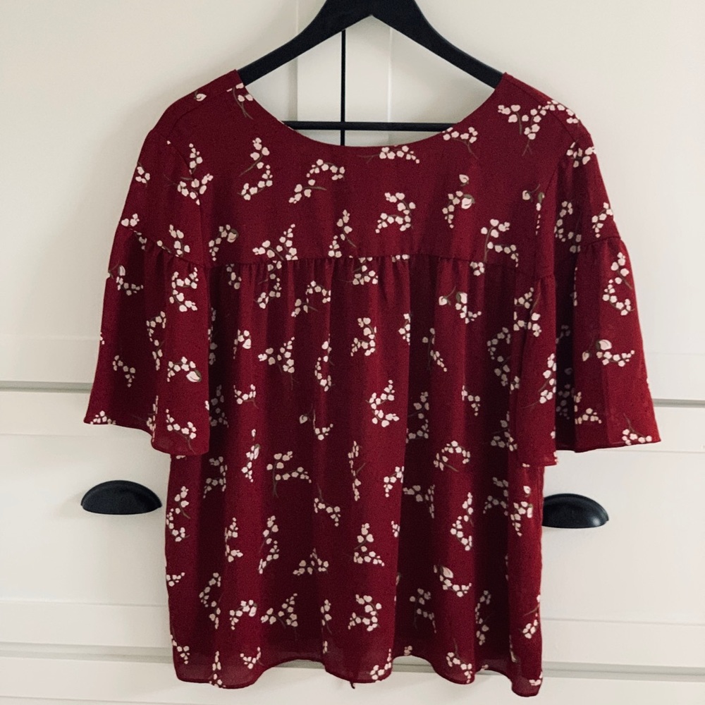 Loft Shirt with Tie in Back